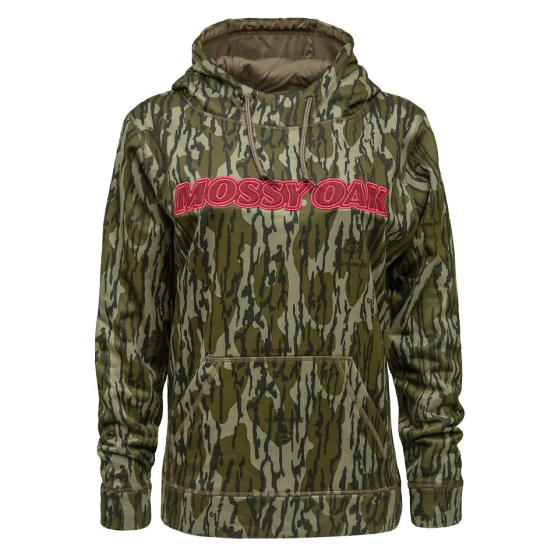 Mossy Oak Women's Performance Fleece Logo Hoodie sold by Mossy Oak