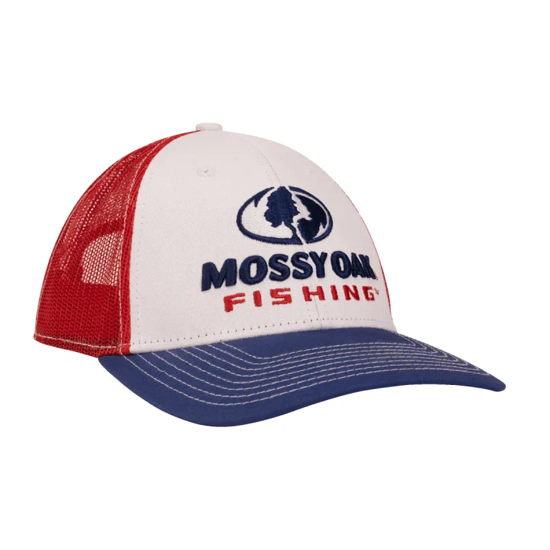 Red, White and Blue Fishing Hat sold by Mossy Oak