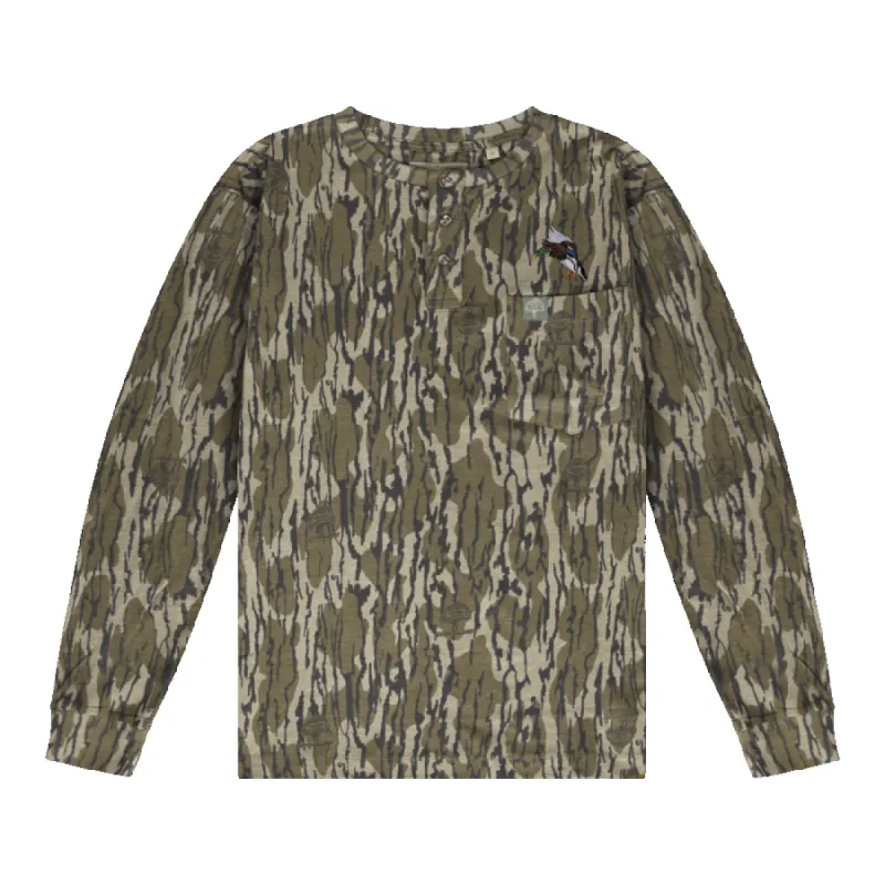 Wright Drake Mallard Shirt | Cottrell Henley sold by Mossy Oak