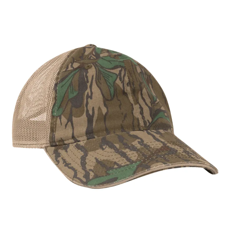 Cotton Mill Unstructured Mesh Trucker Hat sold by Mossy Oak