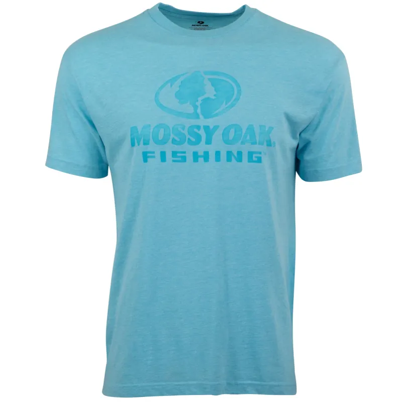 Mossy Oak Fishing Burnout Logo Tee sold by Mossy Oak