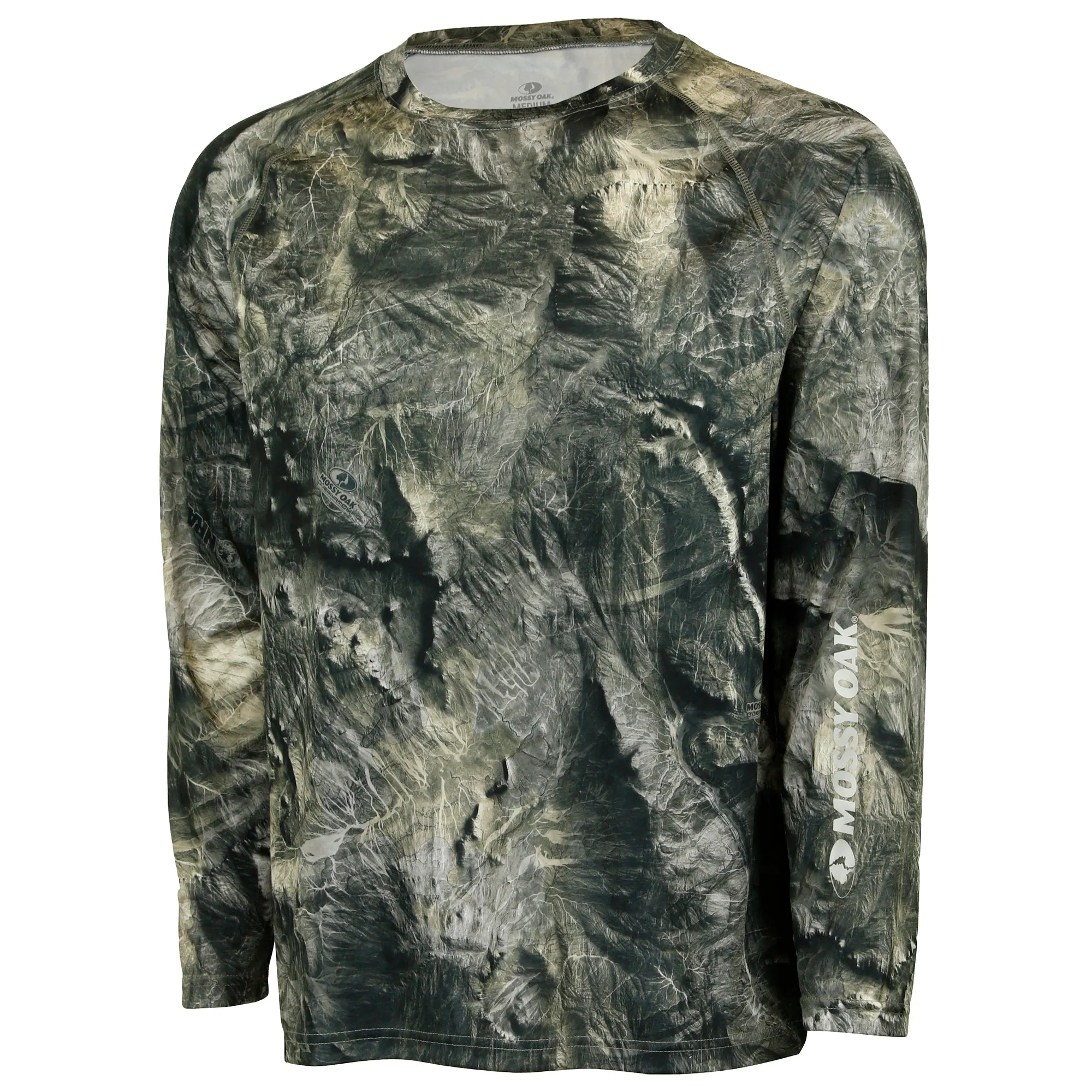 Mossy Oak Overwatch Long Sleeve Camo Tech Tee sold by Mossy Oak