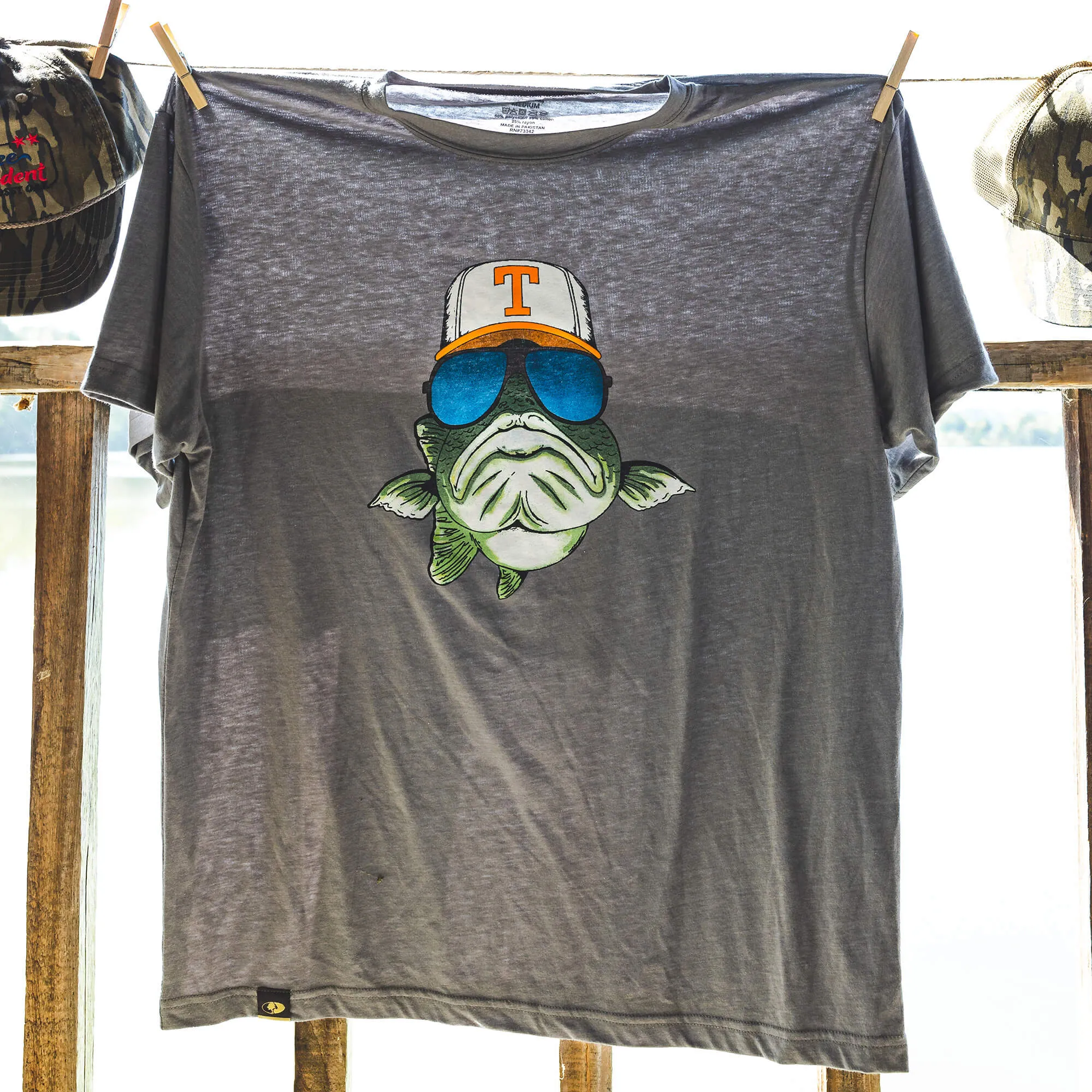 Bill Dance Bass Tee sold by Mossy Oak product image thumbnail 3