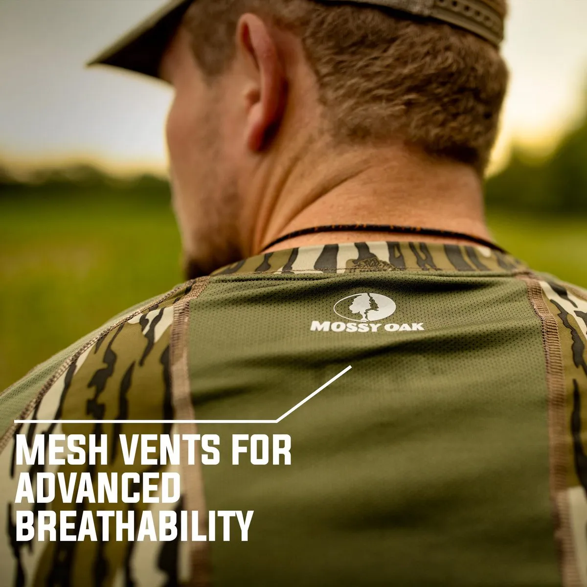 Tibbee Flex Vented Tech Shirt sold by Mossy Oak product image thumbnail 4