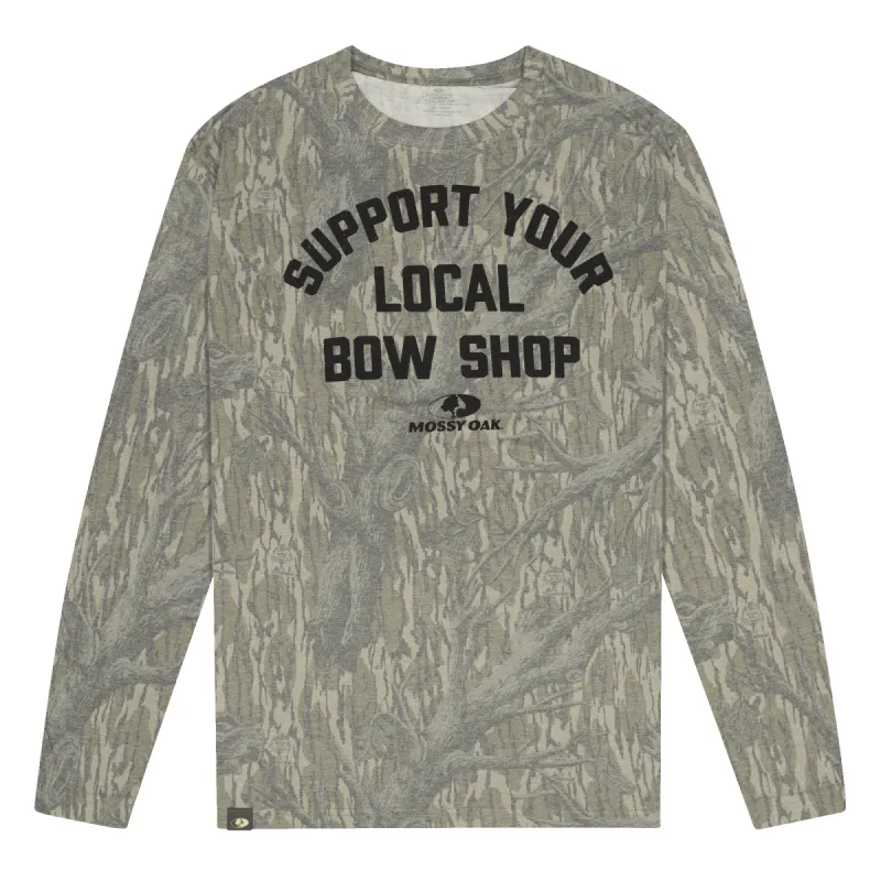 Support Your Local Bow Shop Long Sleeve Tee sold by Mossy Oak