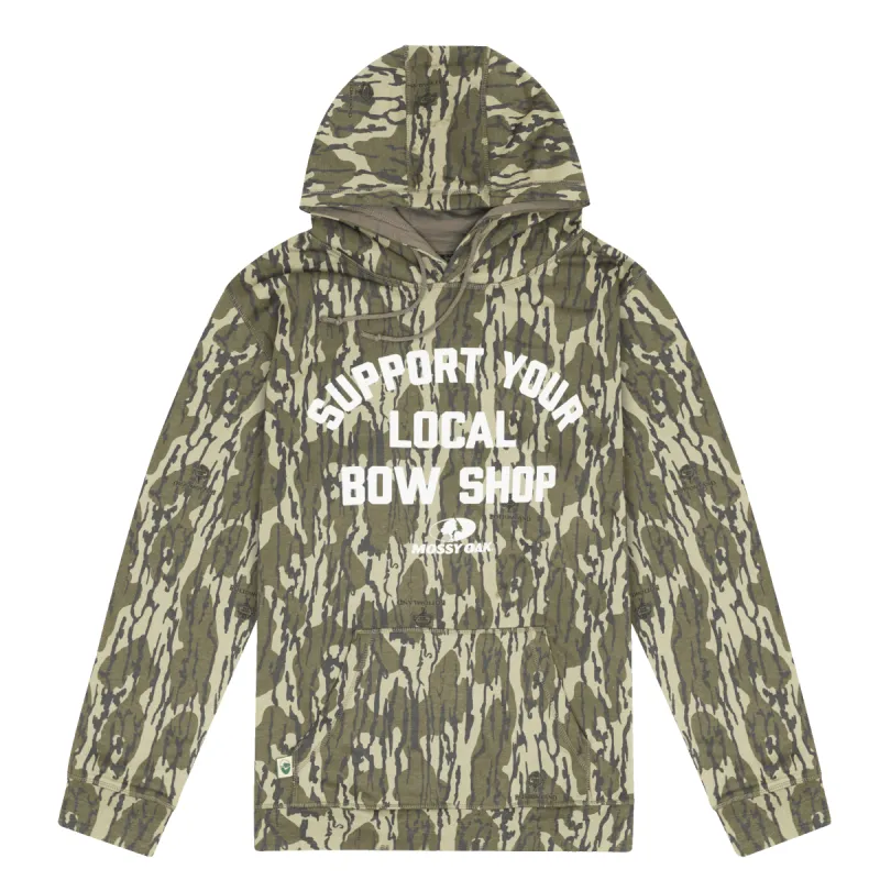Support Your Local Bow Shop Vintage Hoodie sold by Mossy Oak
