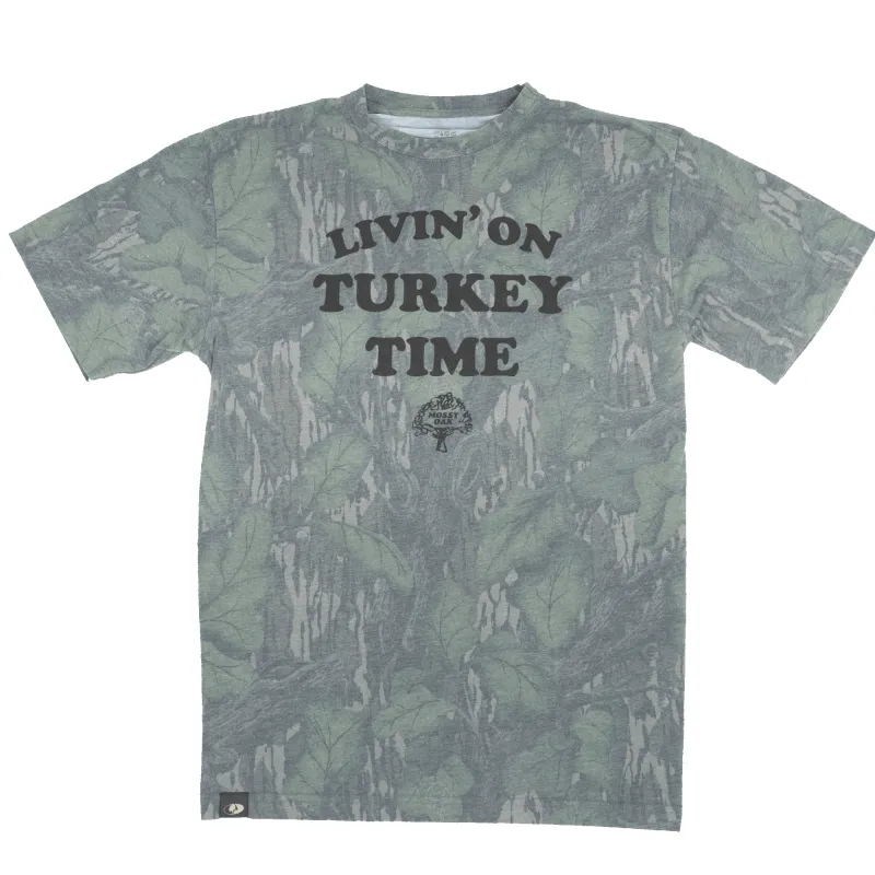 Livin' On Turkey Time Tee sold by Mossy Oak