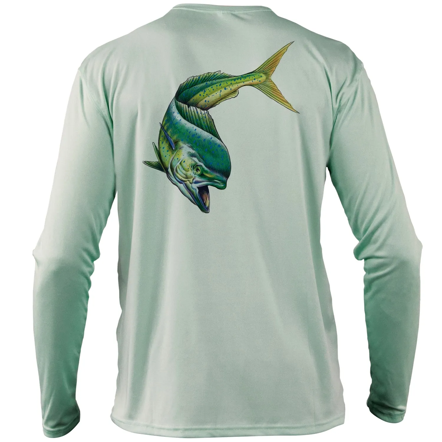 Mossy Oak Fishing Graphic Sun Protection Long Sleeve Shirt sold by Mossy Oak