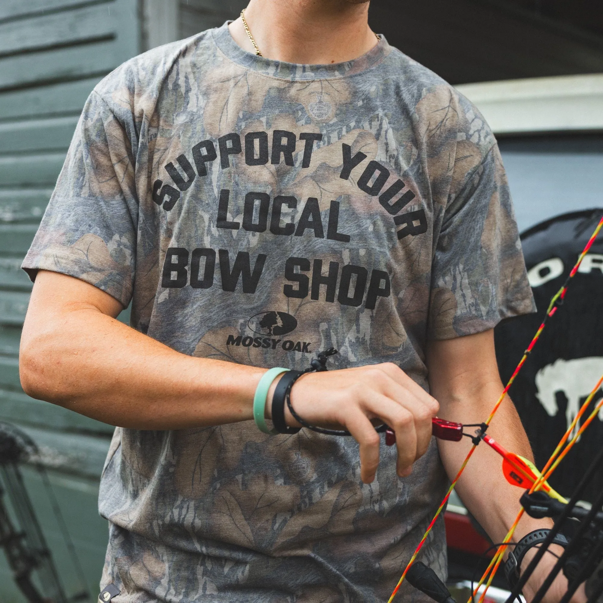 Support Your Local Bow Shop Tee sold by Mossy Oak product image thumbnail 2