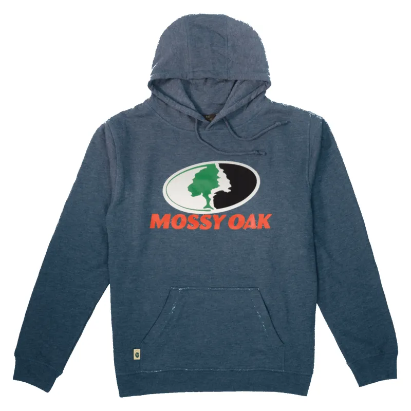 Full Color Logo Triblend Hoodie made by Mossy Oak