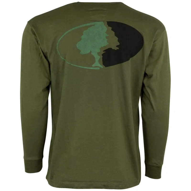 Mossy Oak Long Sleeve Traditional Logo Tee sold by Mossy Oak