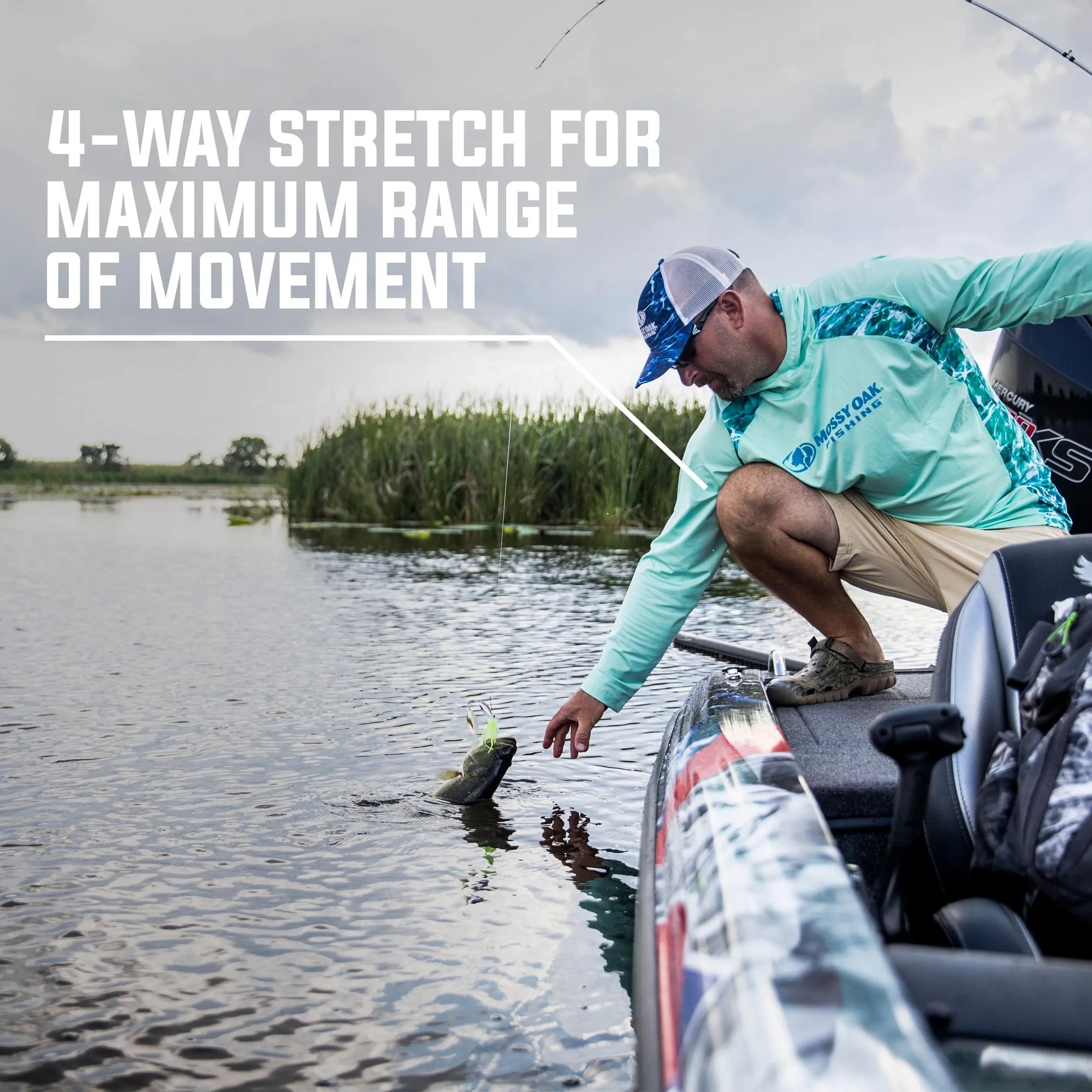 Mossy Oak Long Sleeve Fishing Tech Hoodie sold by Mossy Oak product image thumbnail 5