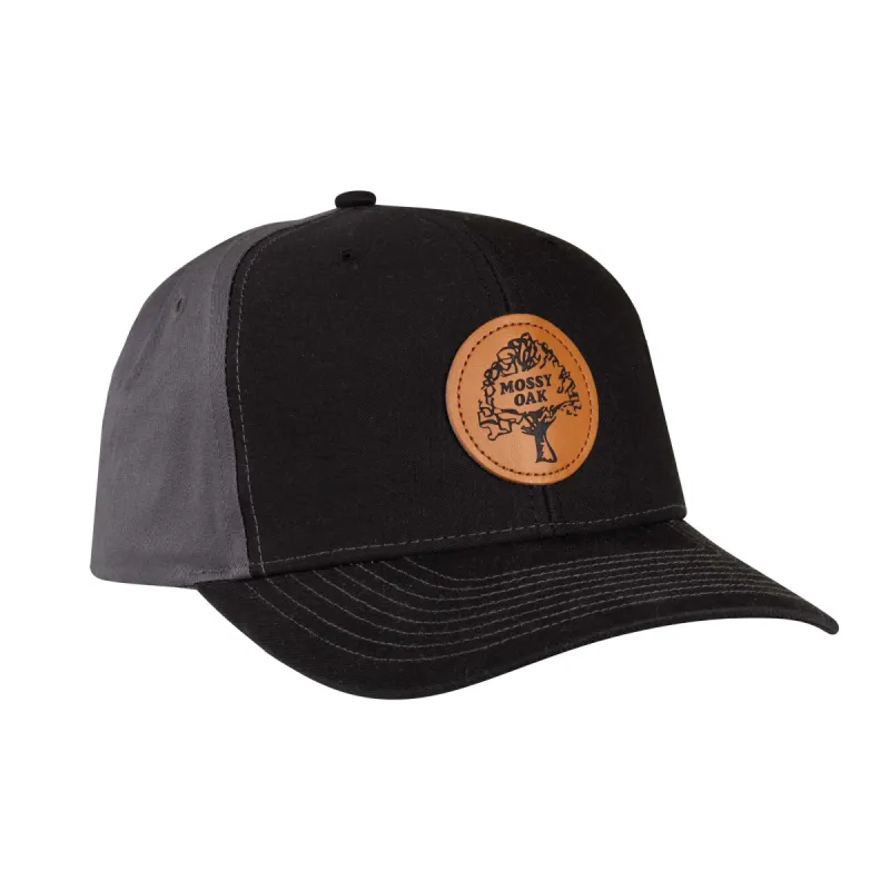 Debossed Geniune Leather Applique Hat sold by Mossy Oak