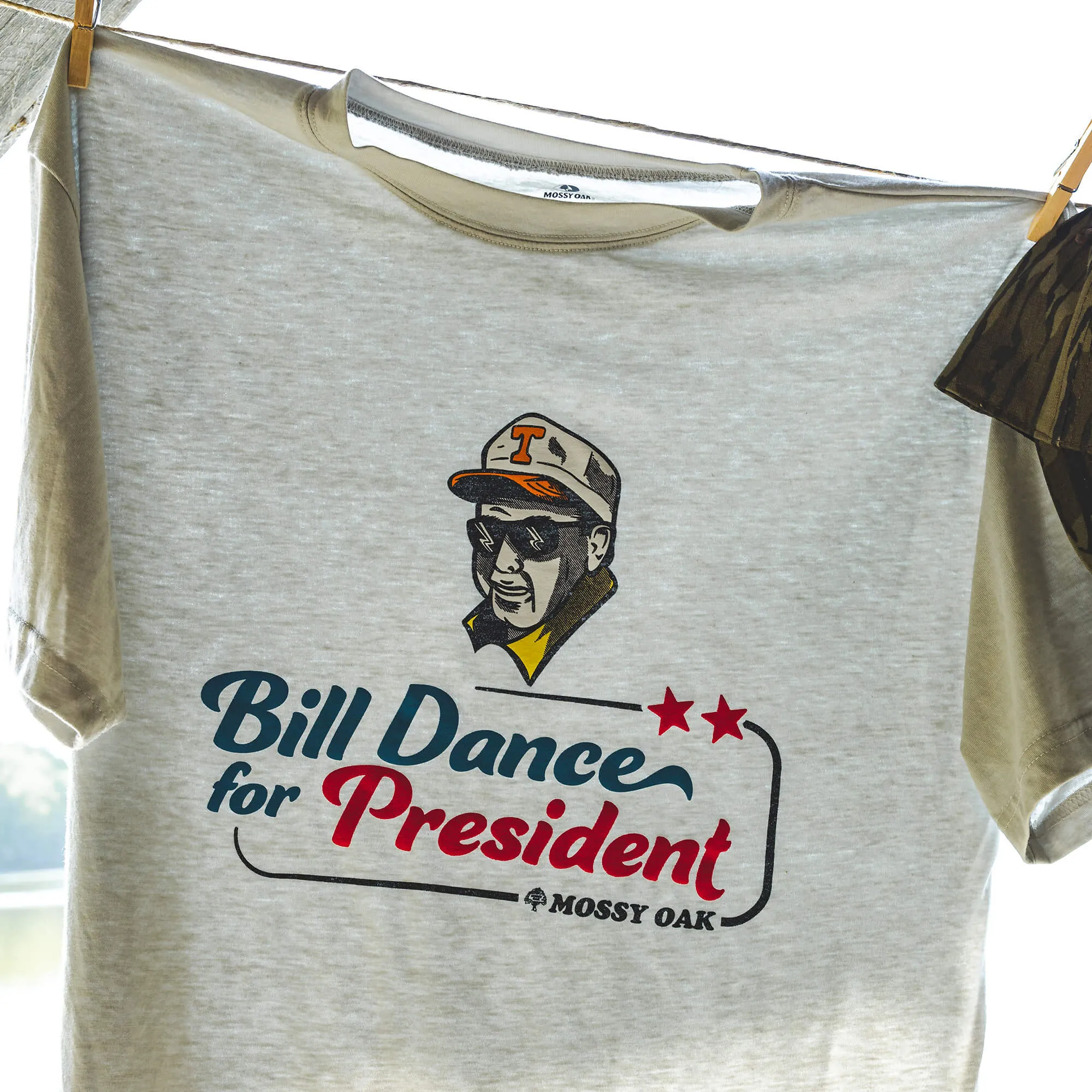 Bill Dance for President Tee sold by Mossy Oak product image thumbnail 3