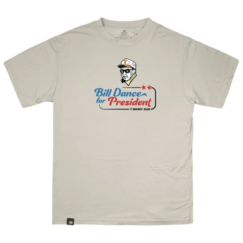 Bill Dance for President Tee sold by Mossy Oak