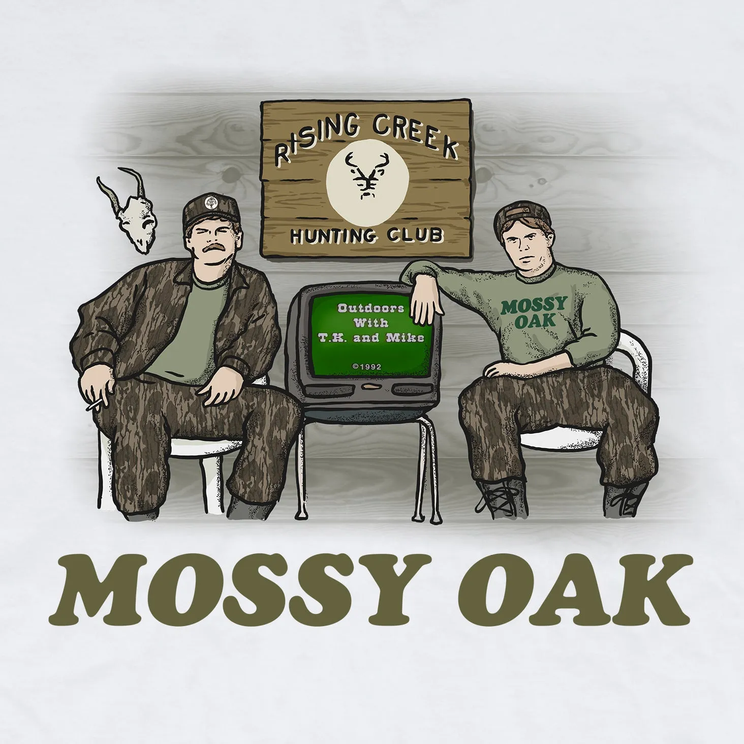 TK & Mike "Front Porch" Tee sold by Mossy Oak product image thumbnail 2