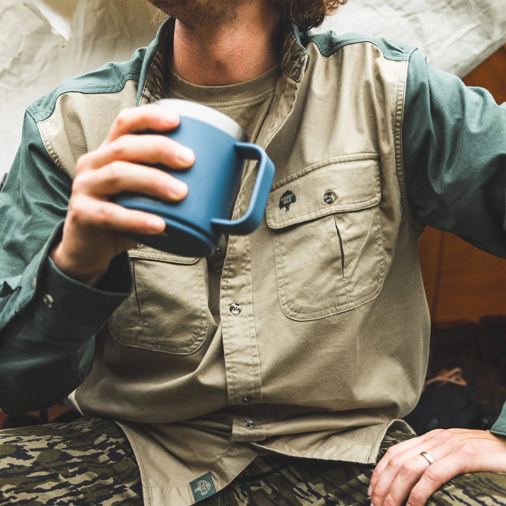 Double Dirt Long Sleeve Shirt sold by Mossy Oak product image thumbnail 4