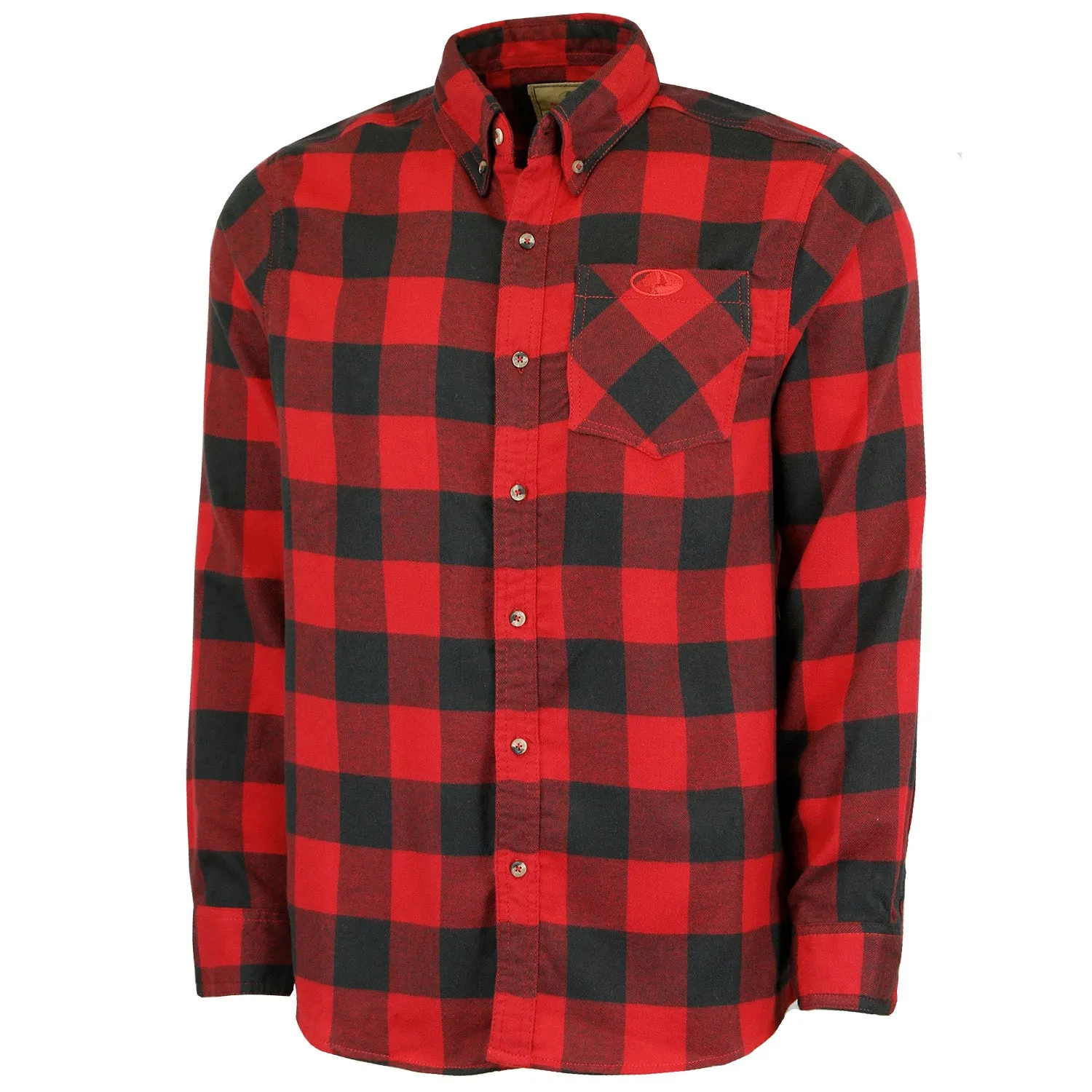 Mossy Oak Men's Thermal Lined Plaid Flannel Shirt sold by Mossy Oak product image thumbnail 3