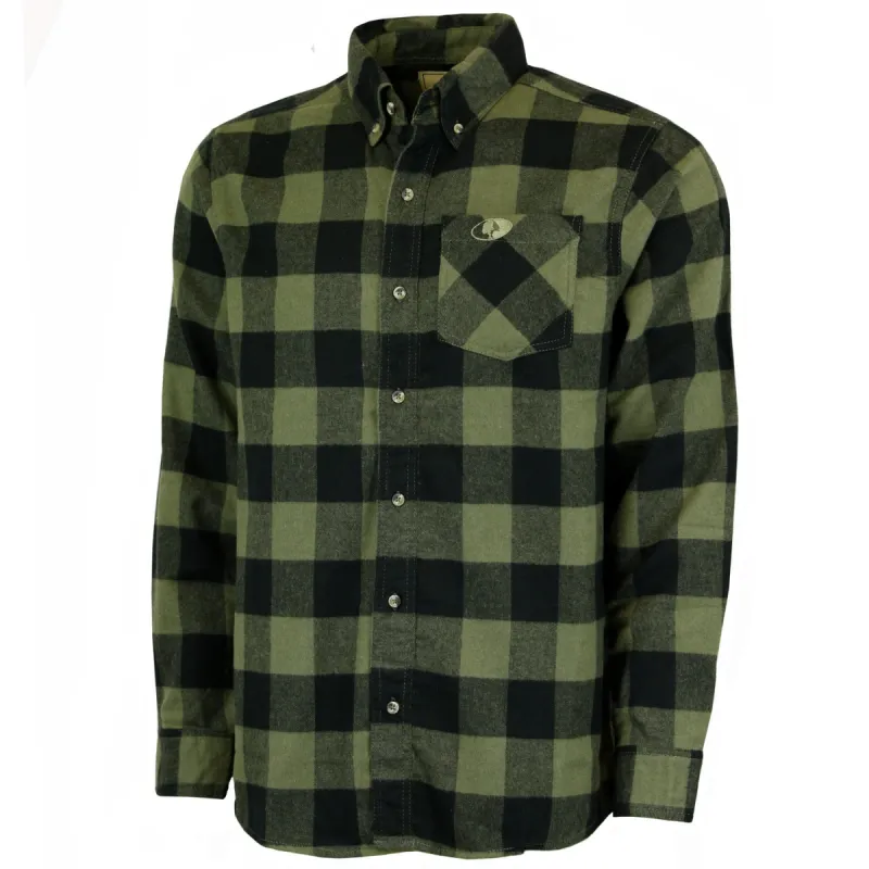 Mossy Oak Men's Thermal Lined Plaid Flannel Shirt sold by Mossy Oak