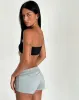 Nabel Micro Tube Top in Black sold by Motel Rocks