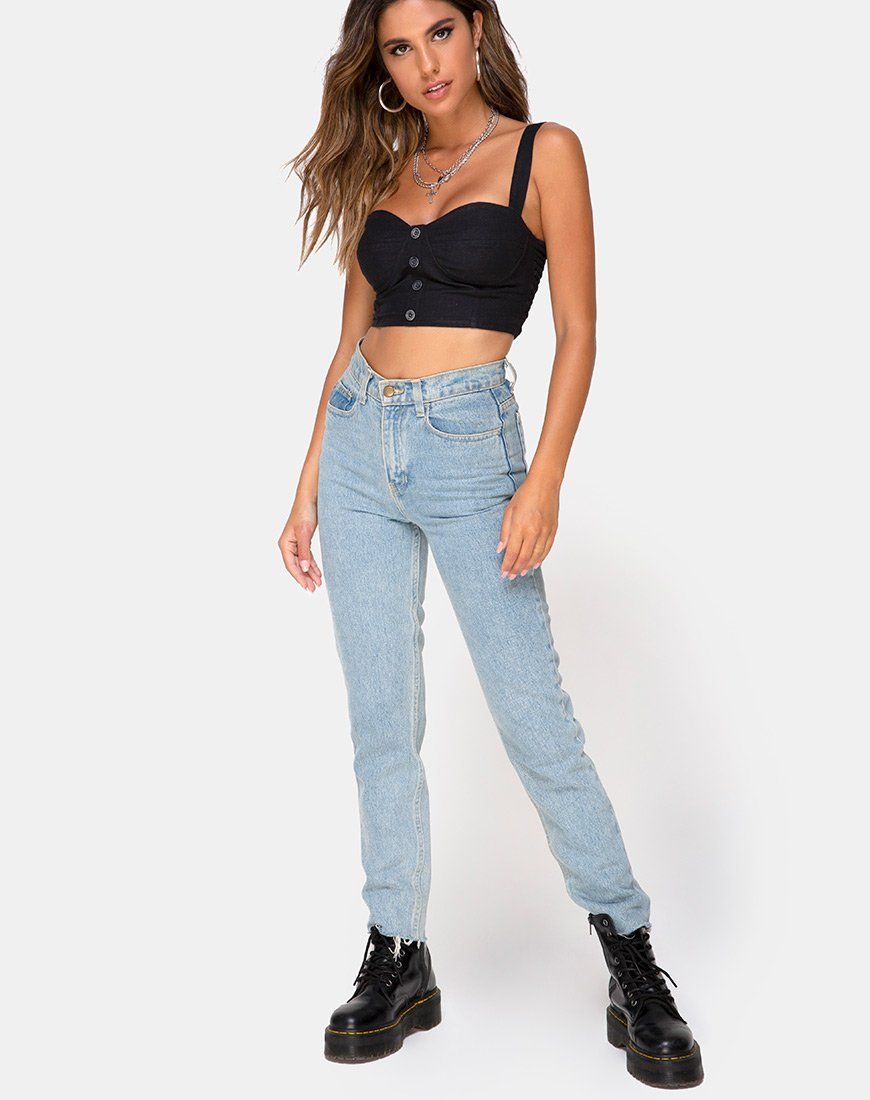 Viben Top in Black sold by Motel Rocks product image thumbnail 3