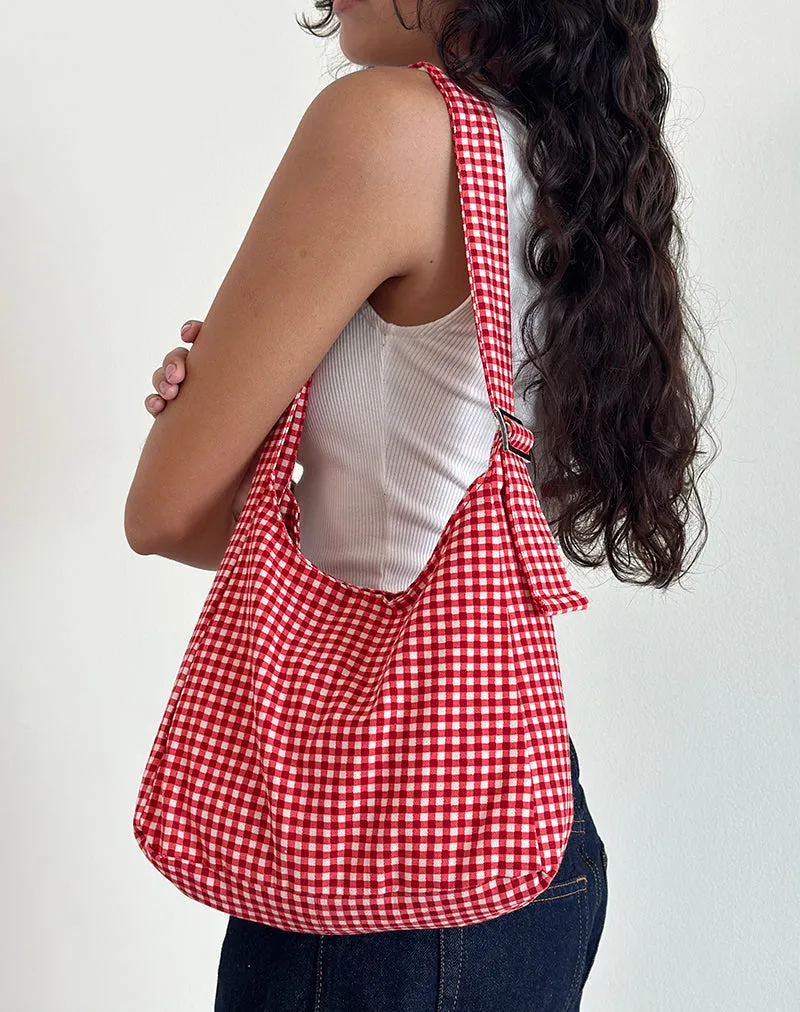 Roscoe Bag in Red Gingham | Parallel
