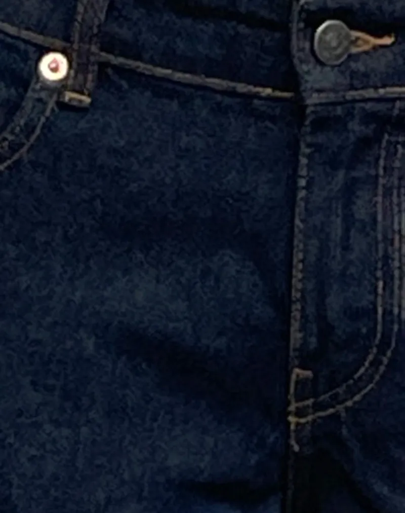 Rigid Low Rise Flare Jeans In Indigo sold by Motel Rocks product image thumbnail 5