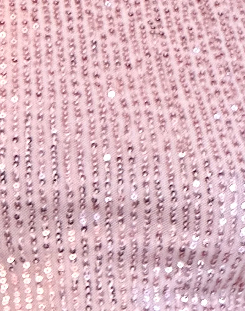 Hala Vest Top in Pink Mini Sequin sold by Motel Rocks product image thumbnail 5