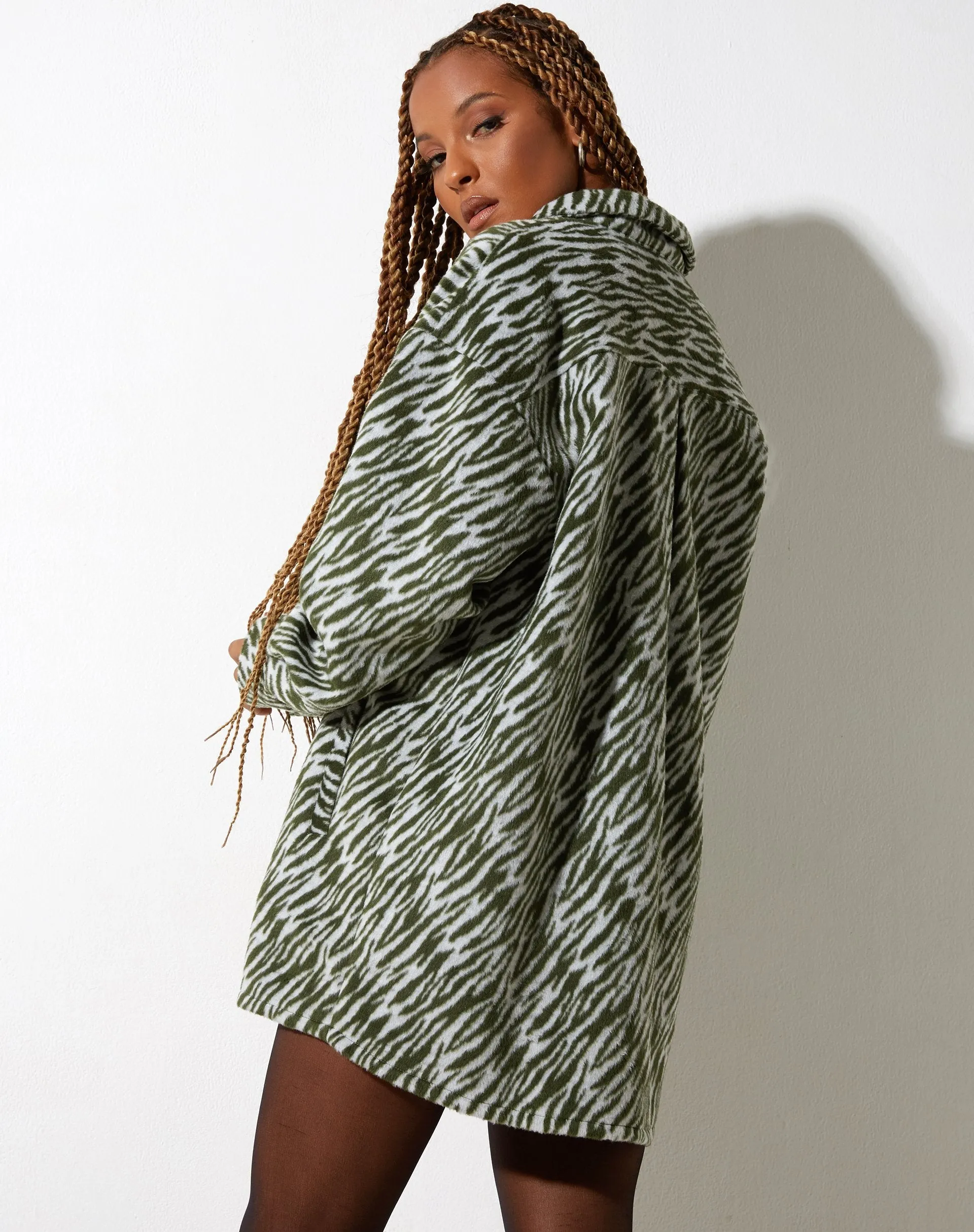 Medita Shirt in Cream Green sold by Motel Rocks product image thumbnail 2