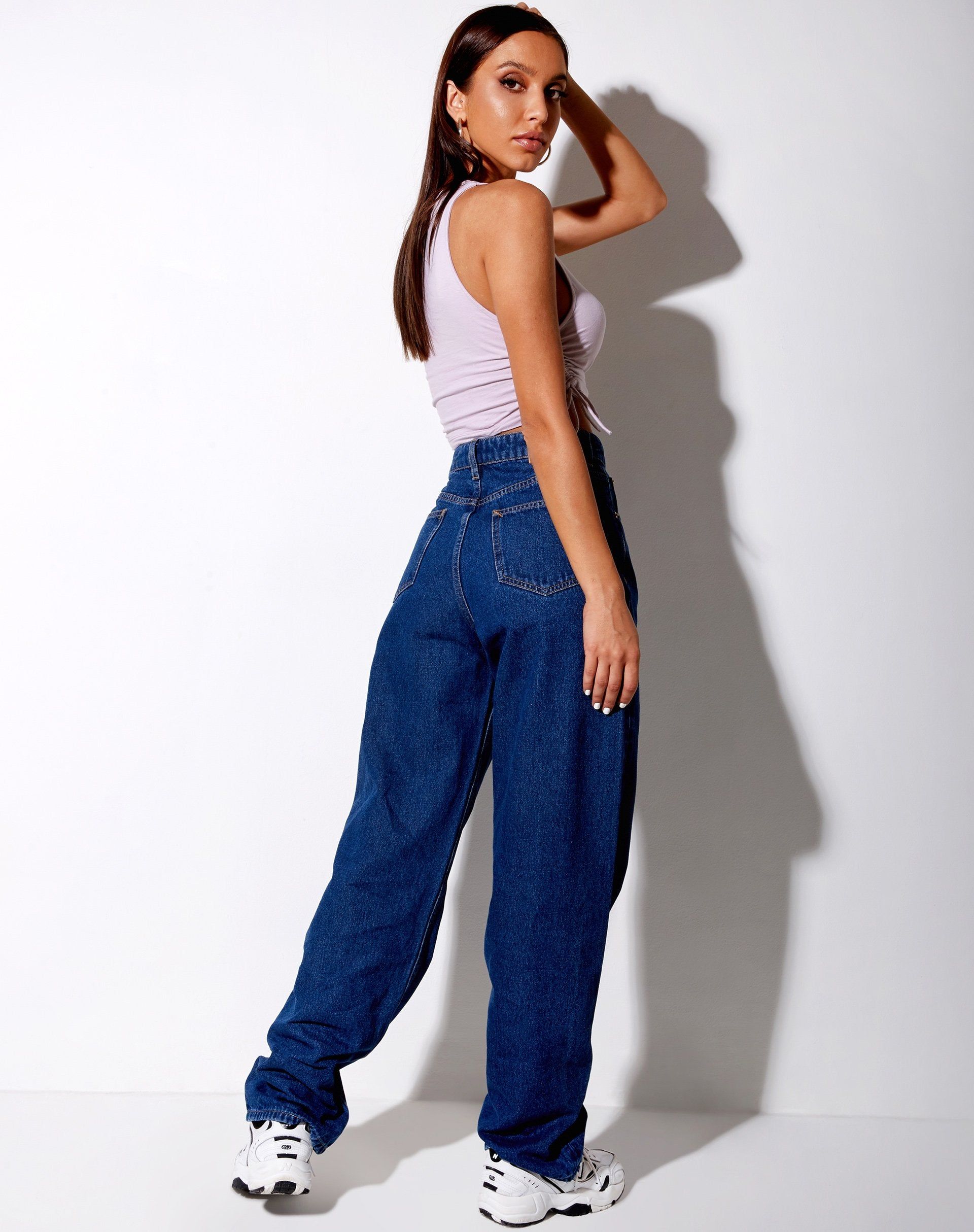 Raze Crop Top in Violet Cupid Embro sold by Motel Rocks product image thumbnail 4