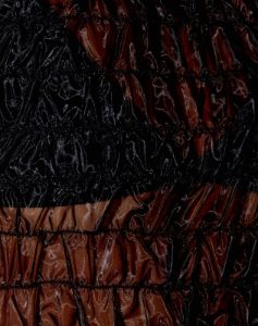 Marilla Crop Top in Black Organza sold by Motel Rocks