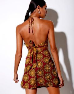 Maudy Crop Top in Sundial sold by Motel Rocks