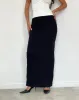 Tsuna Maxi Skirt in Black sold by Motel Rocks