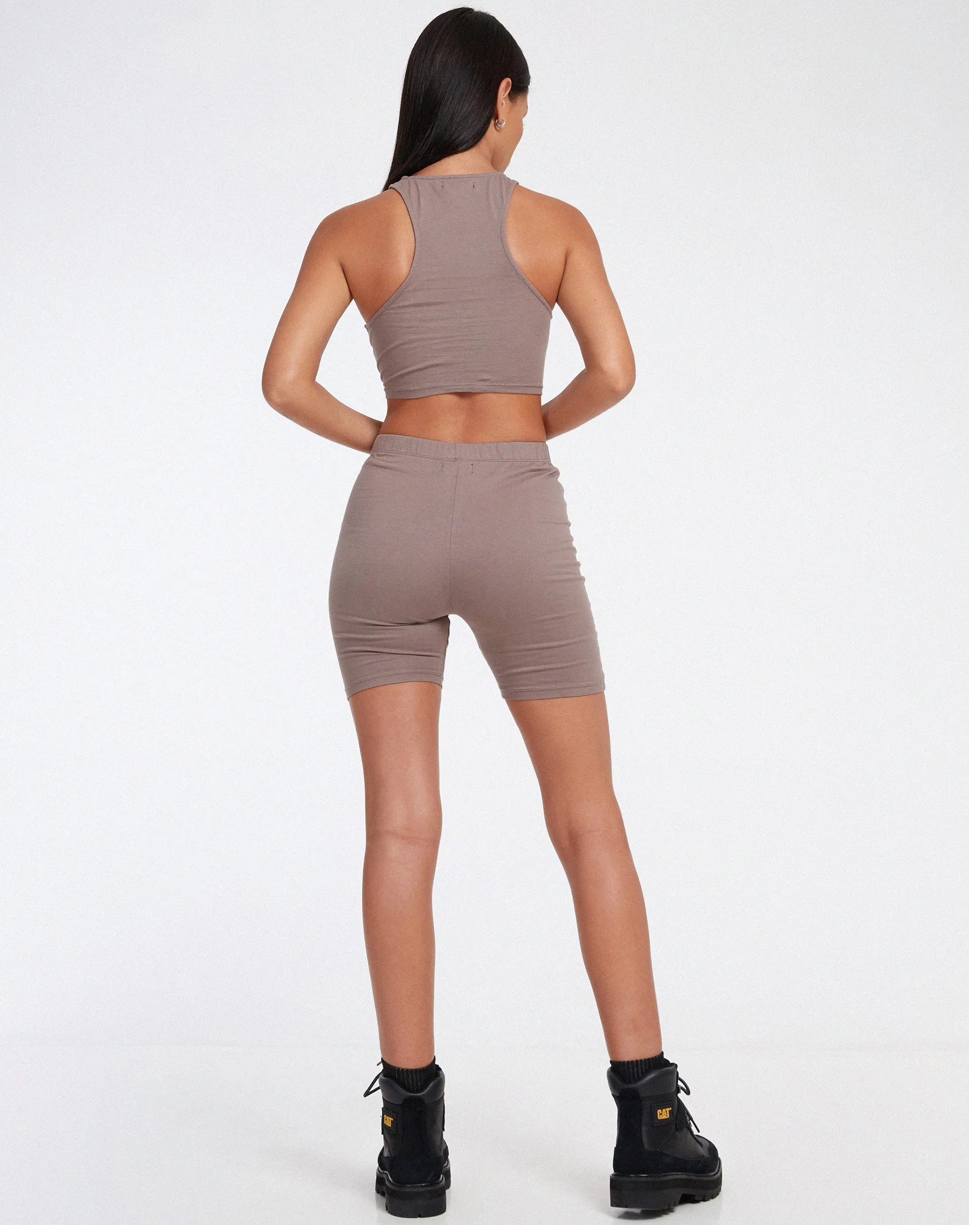 Kimaya Crop Top in Lycra Antler sold by Motel Rocks product image thumbnail 5
