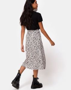Saika Midi Skirt in Wild Thing sold by Motel Rocks
