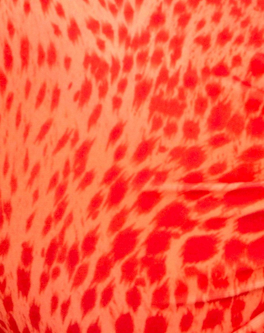 Makida Bottom Bikini in Sand Leopard Orange sold by Motel Rocks product image thumbnail 5