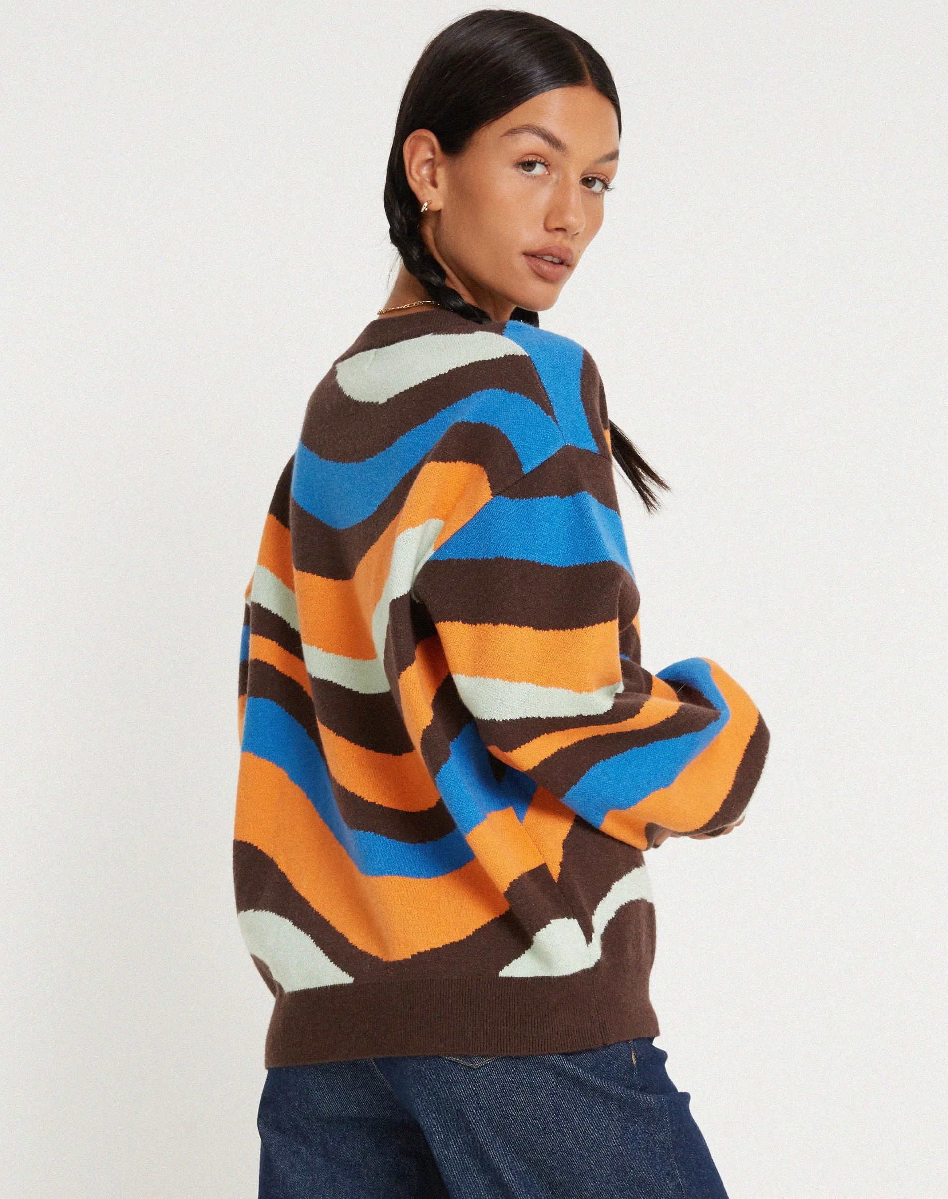 Ammaria Jumper in Wavy Rainbow sold by Motel Rocks product image thumbnail 2