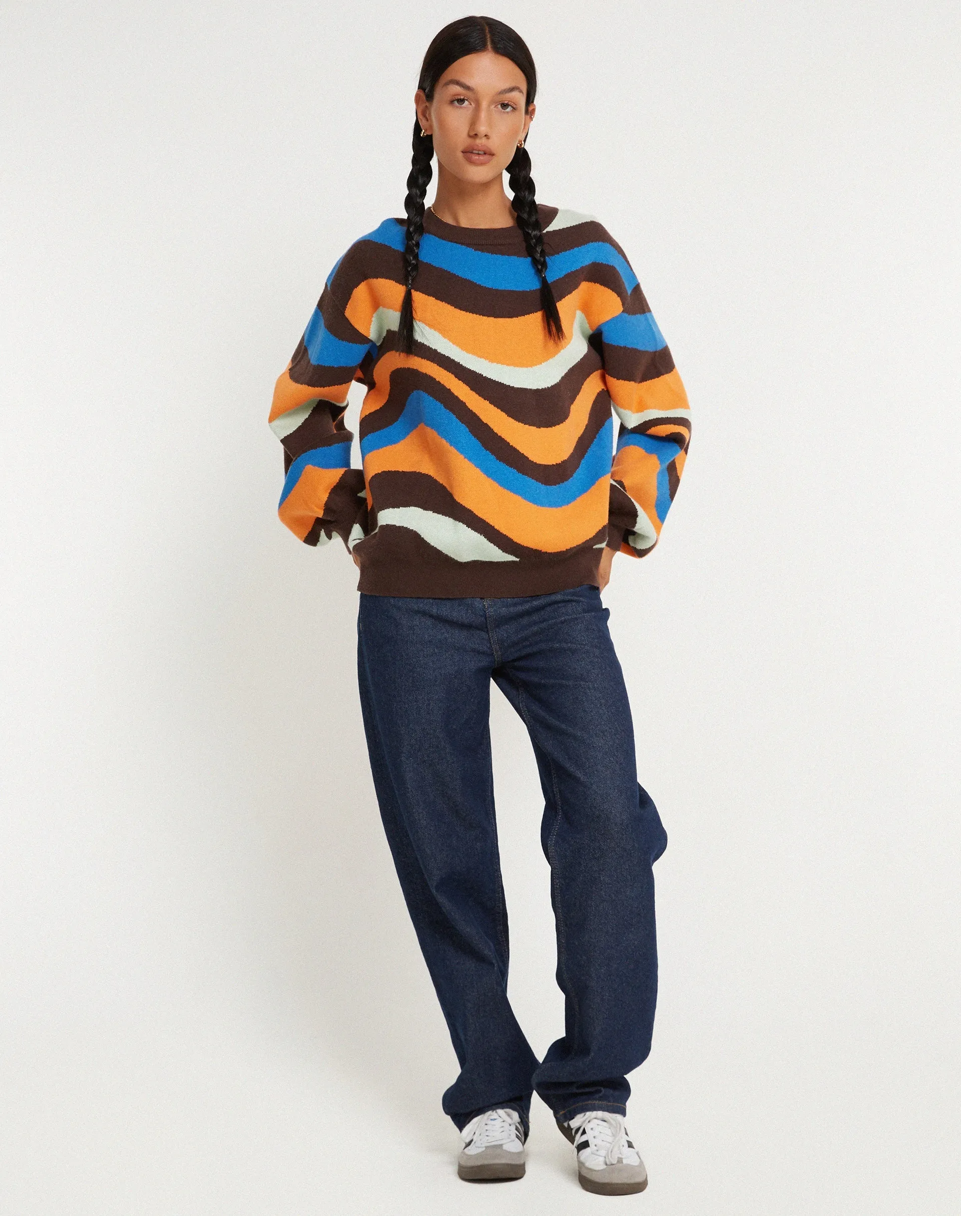 Ammaria Jumper in Wavy Rainbow sold by Motel Rocks product image thumbnail 4