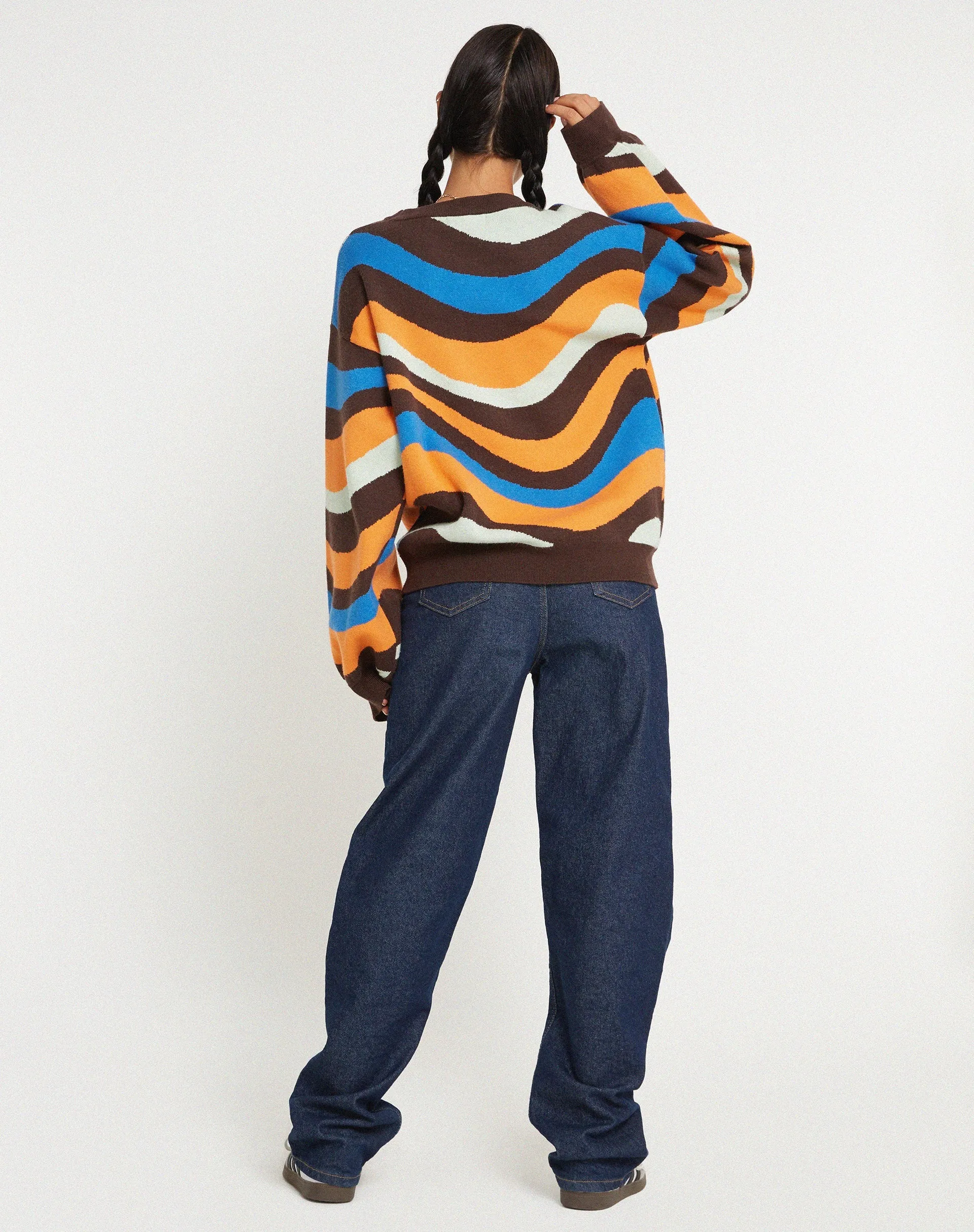 Ammaria Jumper in Wavy Rainbow sold by Motel Rocks product image thumbnail 5