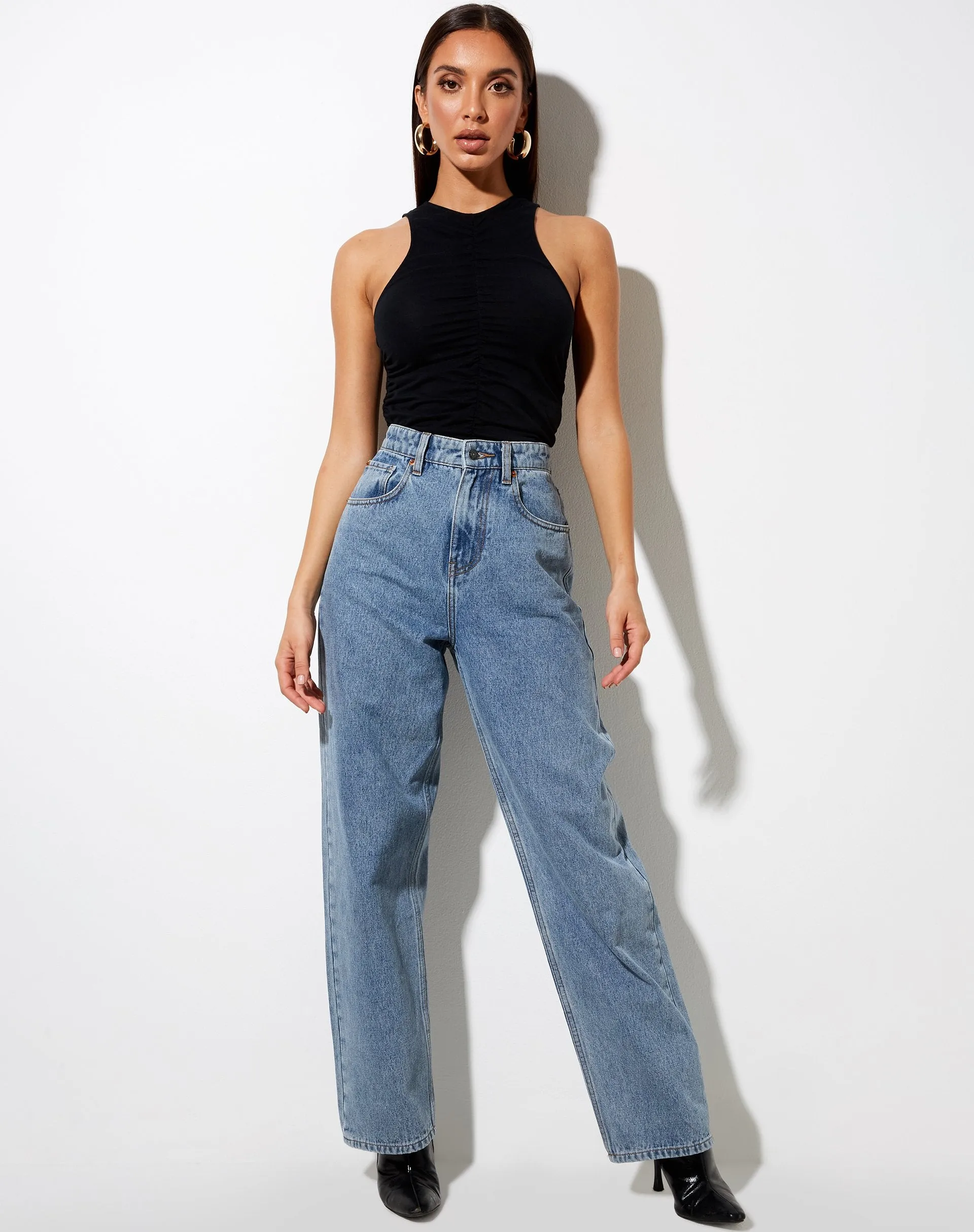 Vavo Vest Top in Black sold by Motel Rocks product image thumbnail 3