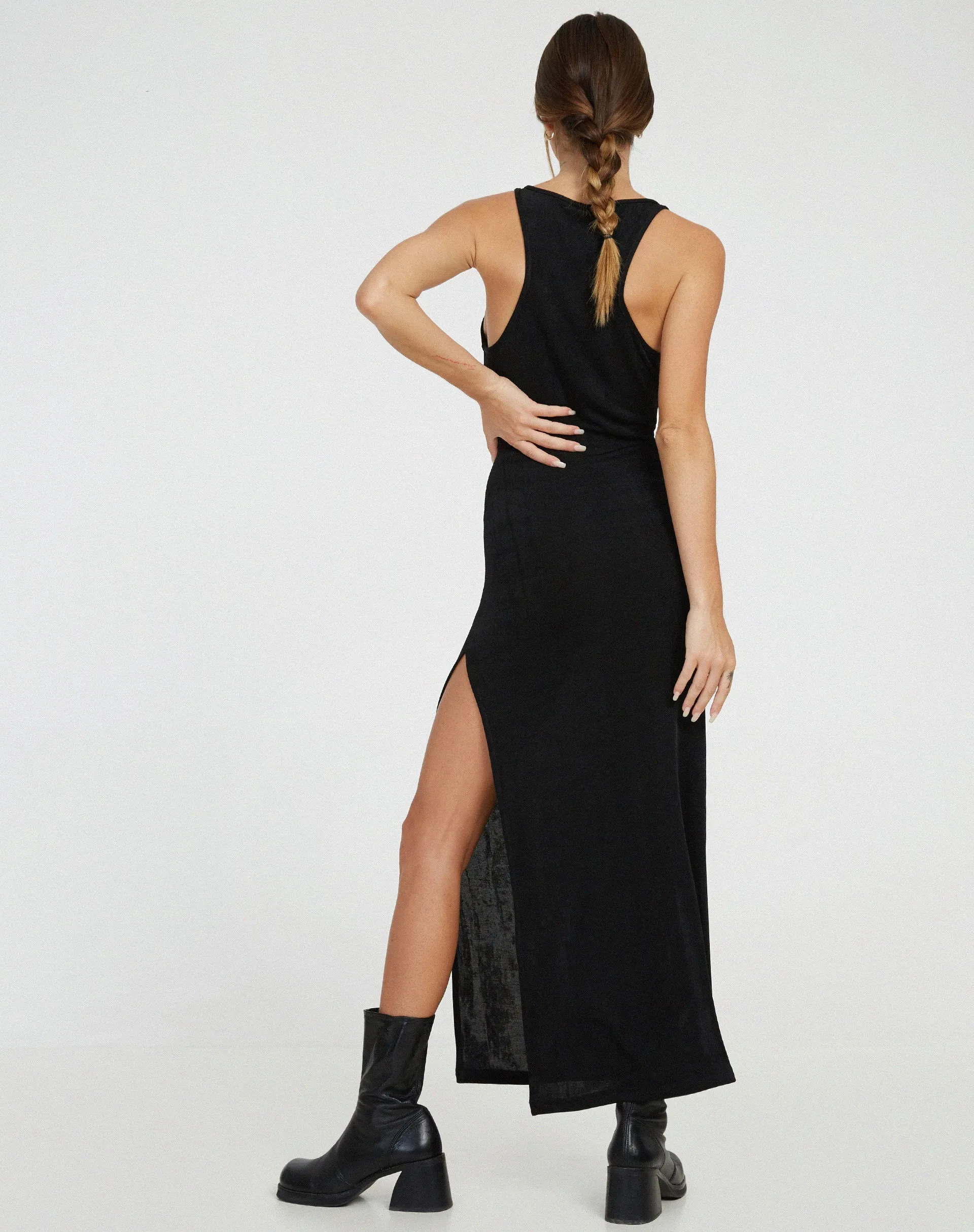 Haldis Maxi Dress in Black sold by Motel Rocks product image thumbnail 3