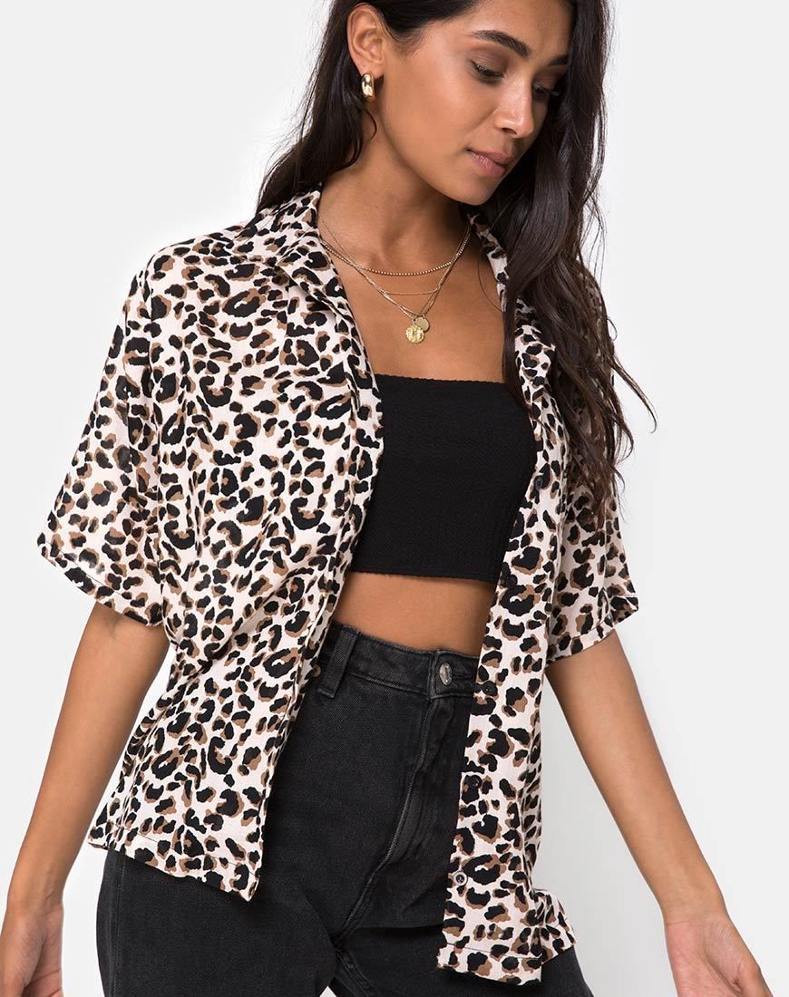 Hawaiian Shirt in Pink Panther sold by Motel Rocks