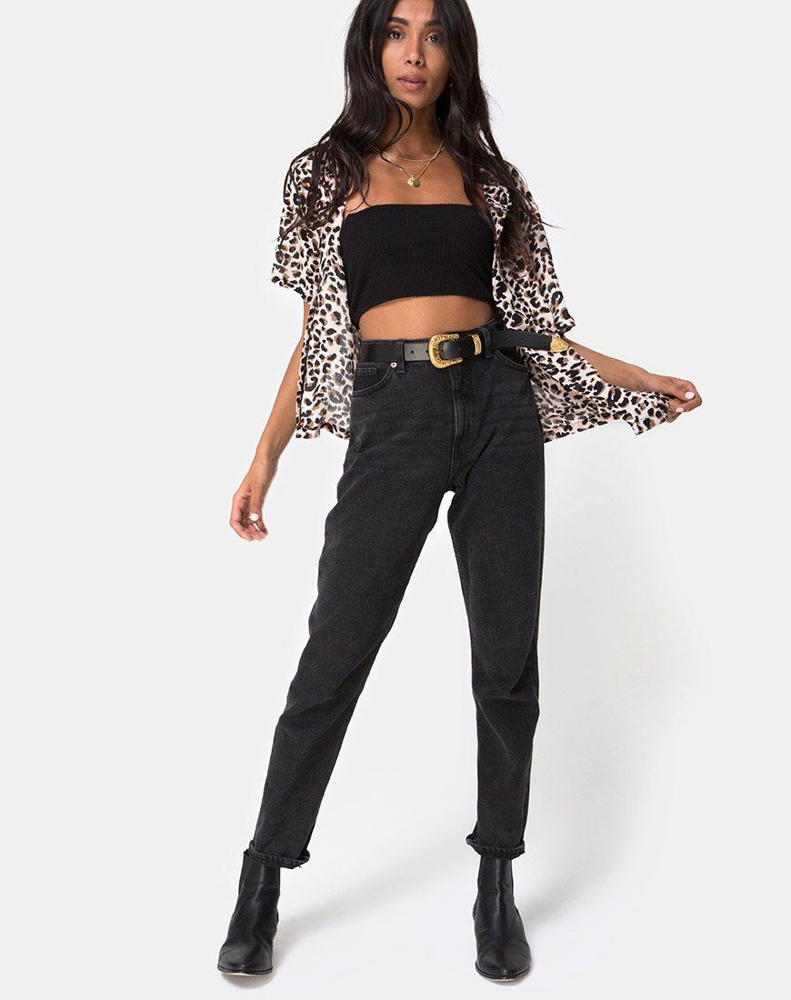 Hawaiian Shirt in Pink Panther sold by Motel Rocks product image thumbnail 3