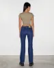 Low Rise Seam Jeans in 90's Indigo sold by Motel Rocks
