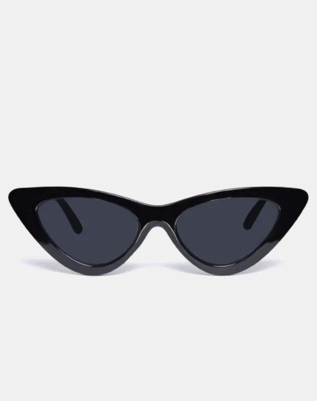 Kylie Sunglasses in Black Grey sold by Motel Rocks