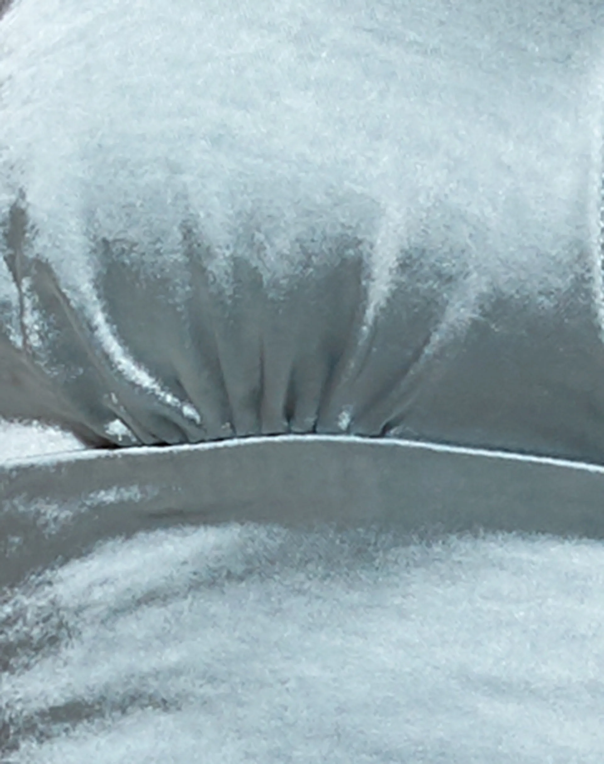 Silta Crop Top in Satin Light Blue sold by Motel Rocks product image thumbnail 5