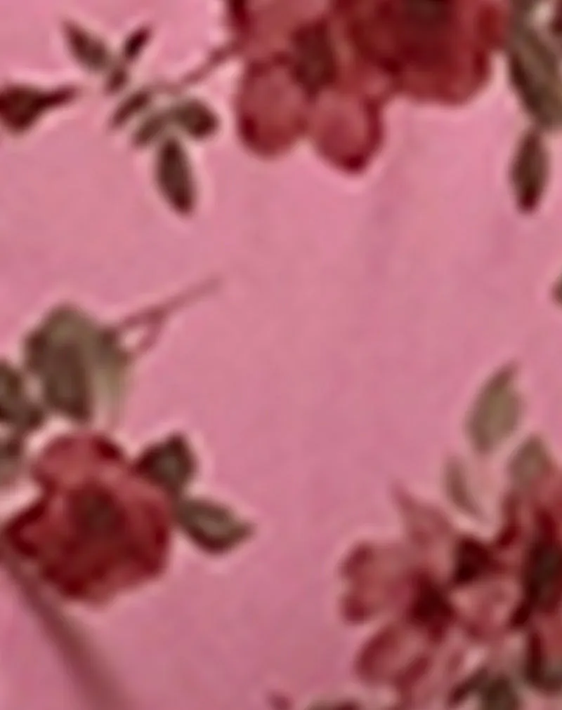 Farida Bikini Bottom in Pink Floral Bloom sold by Motel Rocks product image thumbnail 4