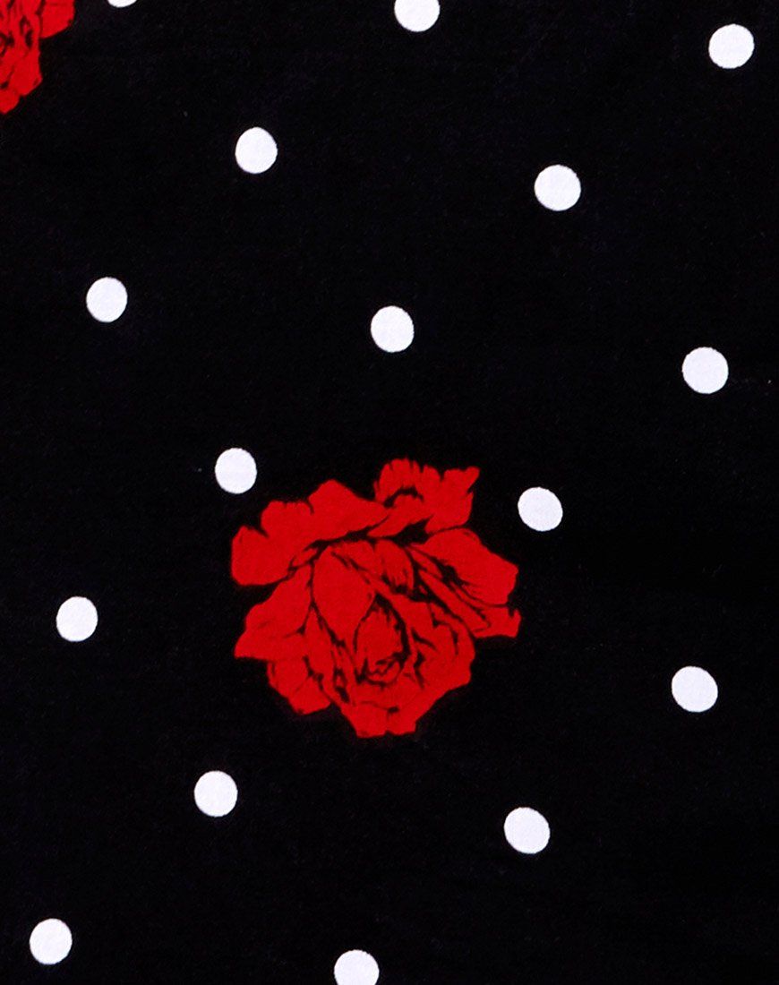 Maudy Crop Top in Cuban Rose sold by Motel Rocks product image thumbnail 5