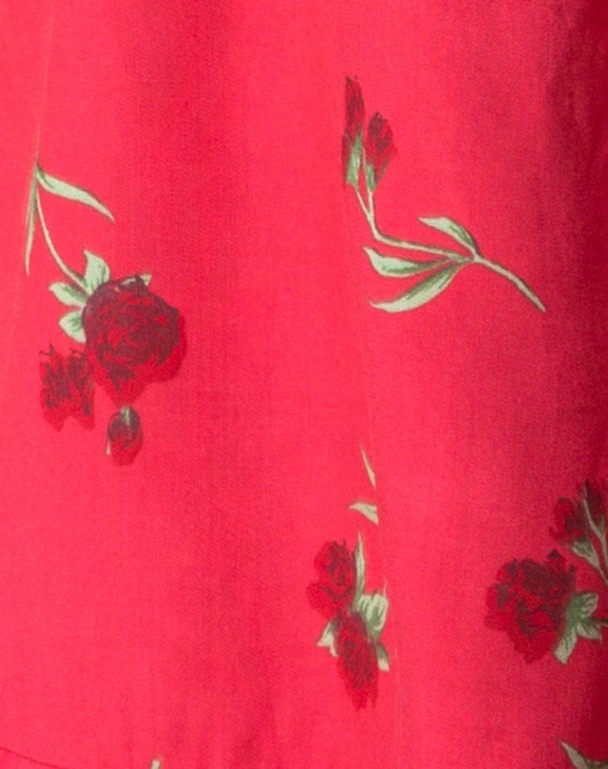 Altary Playsuit in Rouge Rose Pink sold by Motel Rocks product image thumbnail 5