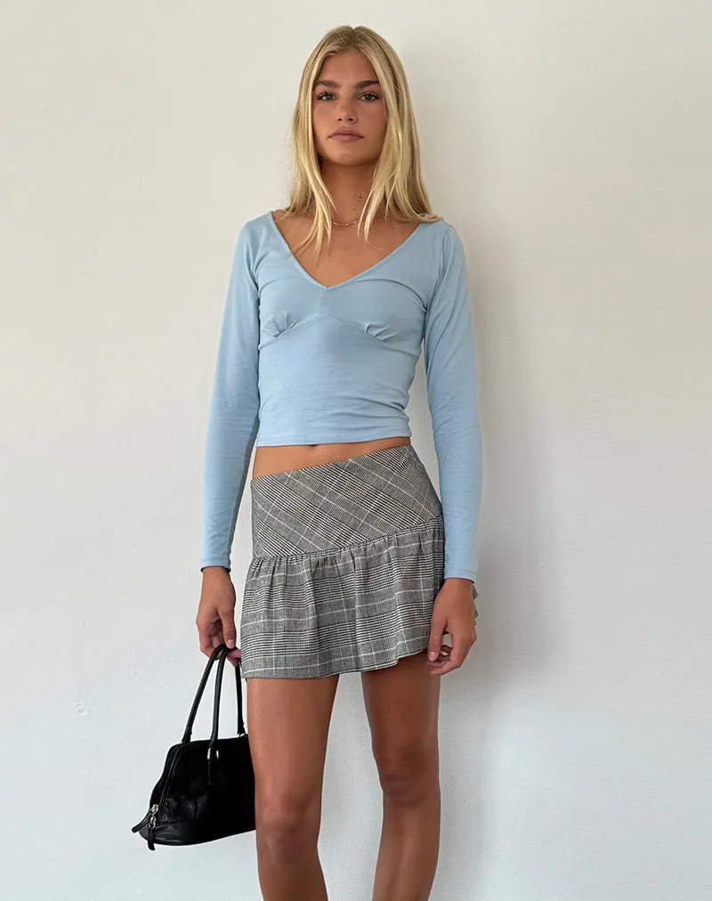 Sisil Long Sleeve Top in Nantucket Blue sold by Motel Rocks product image thumbnail 2
